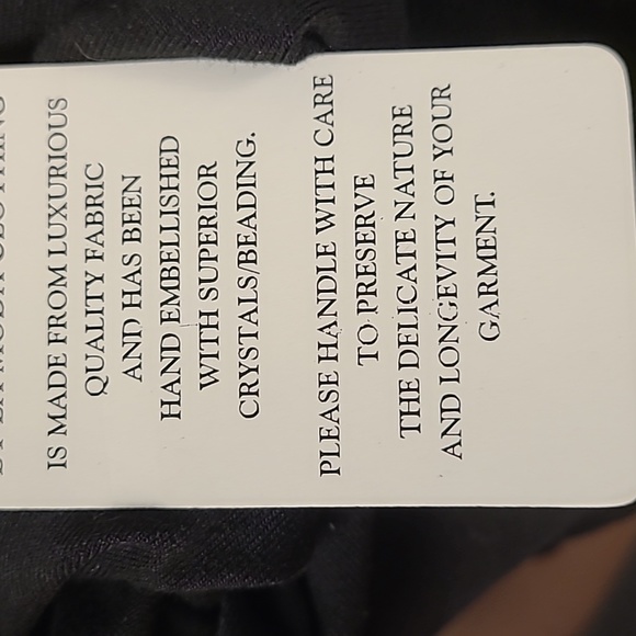 NWT Long Feather Print Dress - Picture 5 of 5